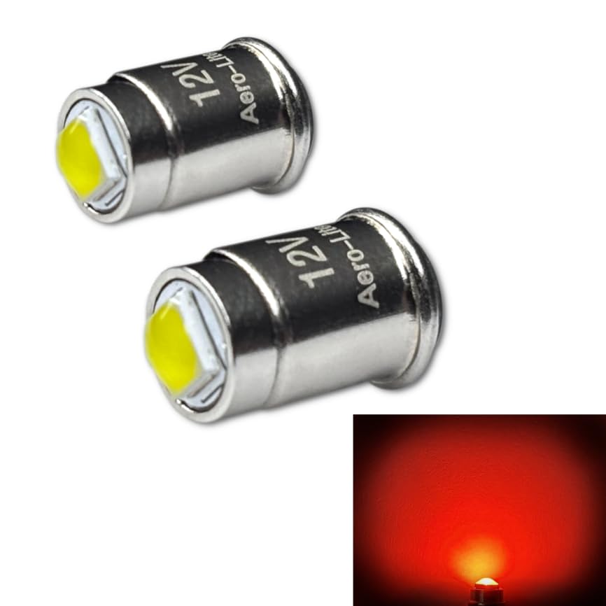 #330 LED Replacement Bulb | 12/14VDC | Dimmable | Replaces Bulb Numbers: #330, #382, #394, WL-330, 382AS10, 472-037, 472-054, MS25237-330, 12000-0009