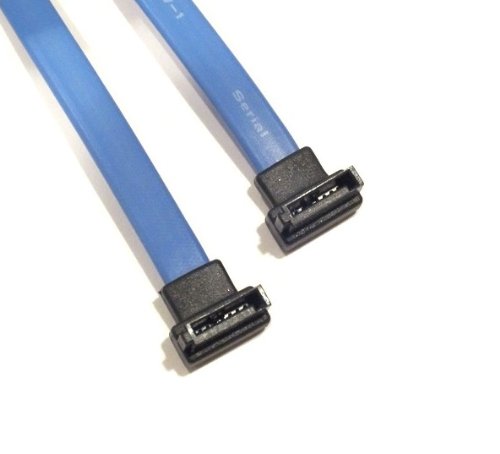 SATA 7 Pin Female to Female Cable 20 Inch 2 X 90 Degree Angle