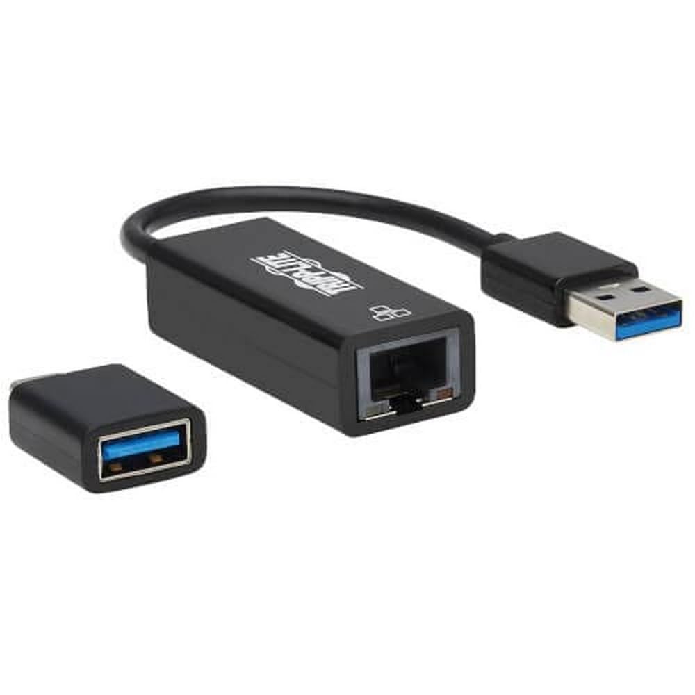 TRIPP LITE Eaton Series USB-C, USB-A to RJ45 GIGABIT ETHERNET Network Adapter (2