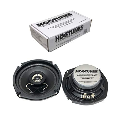 Hogtunes HT44 4.25" Replacement for Front and/or Rear Speakers (2 Pack), Fits 1986-1996 Harley-Davidson Motorcycles