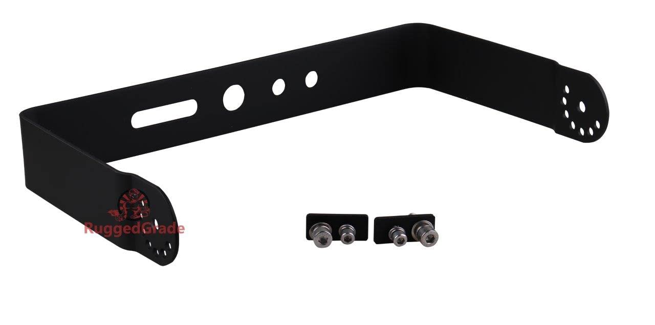 RuggedGrade Flood Mount for NextGen III Series - LED Parking Lot Lights - Fits 300W-500W - Pack of 2 - Black Housing - Outdoor Lighting Accessory