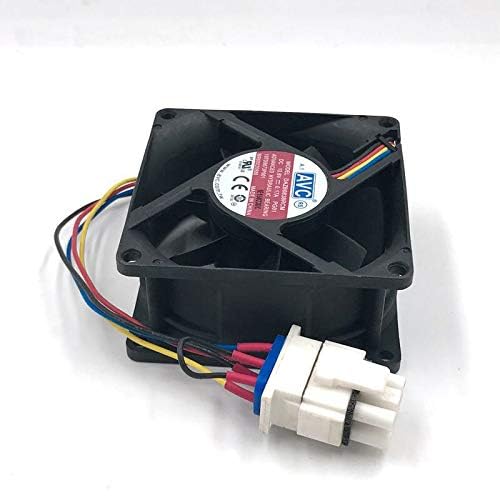 AJSWISH DAZB0838RCM DC13.6V 0.17A 4-Wire Temperature Control Large air Volume Chassis Fan for DAZB0838RCM WR60X26866 Refrigerator Fan
