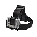 vividstarry Action Camera Head Mount Strap Helmet Headband Wearing Belt for Gopro Hero 12 11 10 9 8 7 6 5/ AKASO Brave 4 4 Pro 7 7 LE V50 V50X