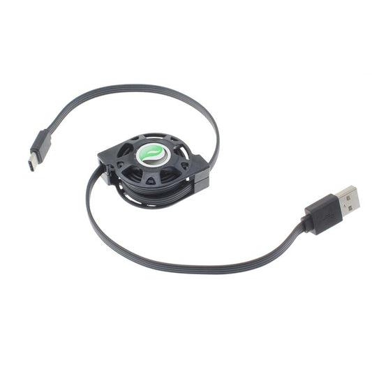 USB Cable Retractable Type-C Charger for REVVL V Plus 5G Phone, Power Cord USB-C Wire Sync Compatible with T-Mobile REVVL V+ 5G Model