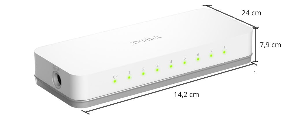 D-Link 8-Port Fast Ethernet Desktop Switch (GO-SW-8E)