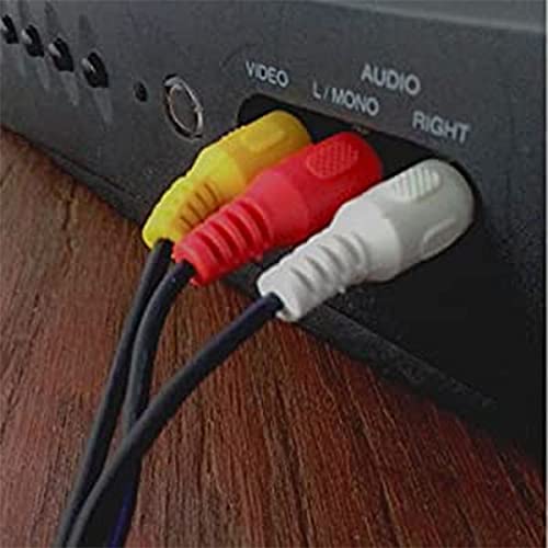 iMBAPrice (100 Feet) Long 3RCA Composite Video Audio A/V AV Cable - Gold Plated
