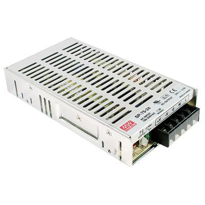 Mean Well SP-75-7.5 AC to DC Power Supply, Single Output, 7.5 Volt, 10 Amp, 75 Watt, 7" L x 3.8" W x 1.3" H
