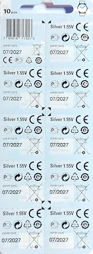 Renata 371 SR920SW Watch Cell Battery Swiss Made 1.55V - Pack of 10