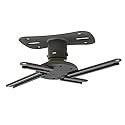 Kanto P101 Universal Projector Ceiling Mount | Solid Steel Construction | Easy to Install | Black