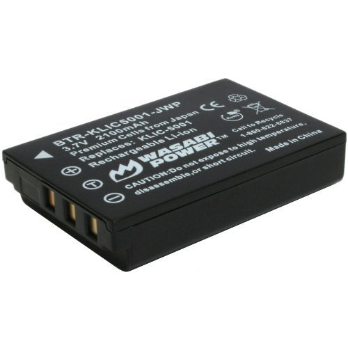 Wasabi Power Battery for Sanyo DB-L50, DB-L50AU and Sanyo VPC-FH1, VPC-FH1A, VPC-HD1000, VPC-HD1010, VPC-HD2000, VPC-HD2000A, VPC-TH1, VPC-WH1, Xacti