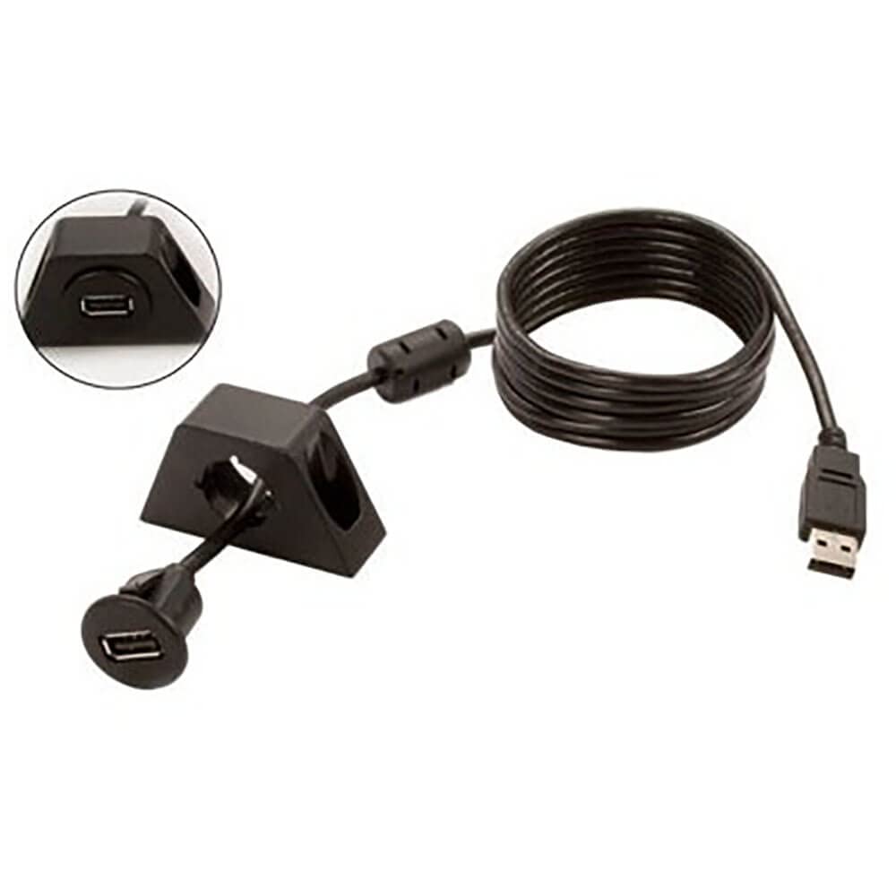 PAC 6ft USB Extension cable with dash mount bracket
