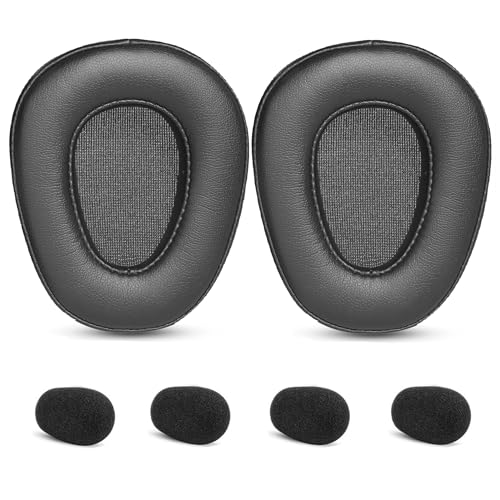 B650-XT Ear Pads Mic Foam Replacement Cushions Compatible with VXI BlueParrott B650XT B650 XT S650-XT S650XT Noise Cancelling Headphones Earpads