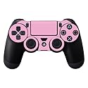 MightySkins Skin Compatible with Sony PS4 Controller - Solid Pink | Protective, Durable, and Unique Vinyl Decal wrap Cover | Easy to Apply, Remove