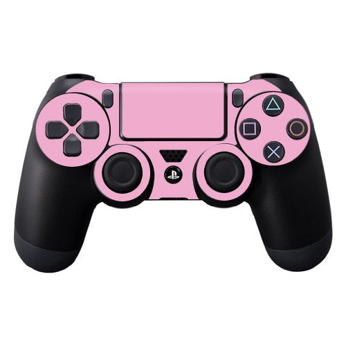MightySkins Skin Compatible with Sony PS4 Controller - Solid Pink | Protective, Durable, and Unique Vinyl Decal wrap Cover | Easy to Apply, Remove