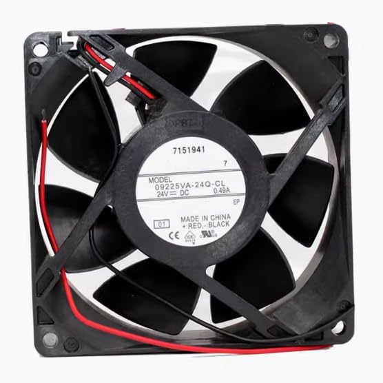 Ailsa Hexi 09225VA-24Q-CL DC 24V 0.49A 92x92x25mm 3-Wire Cooling Fan