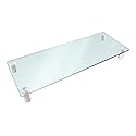 Monoprice 116356 Multimedia Riser Desktop Monitor Stand - Clear Glass, Large 30.8 x 11 Inches - Workstream Collection, 30.8" x 11.0"