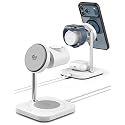 Qi2.2 Certified 3-in-1 Wireless Charger Stand for Samsung [25W Fast-Charging] Magnetic Station for Phone, Galaxy Watch and Earbuds, Compatible