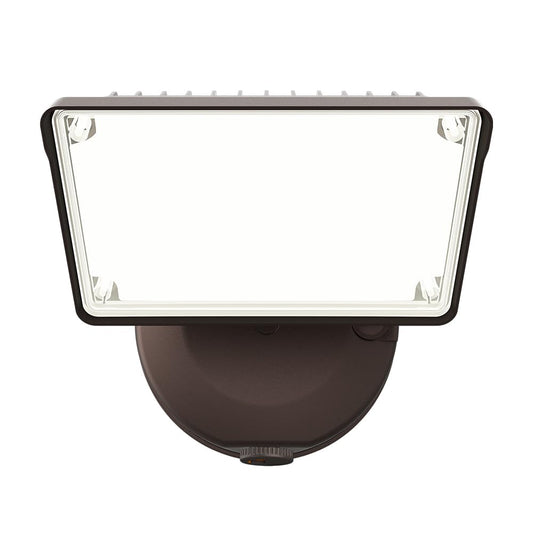 HALO TGS Outdoor Integrated LED Dusk to Dawn-Flood & Security Light Single Square Head Bronze