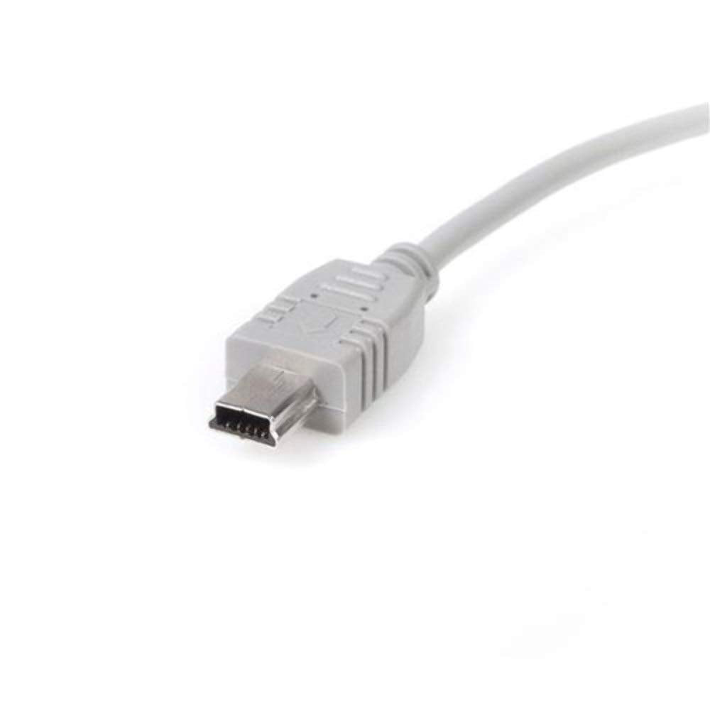 THIS HIGH QUALITY USB A TO MINI B CABLE PROVIDES ONE (4-PIN) USB TYPE A MALE CON