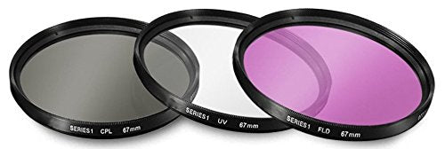67mm Multi-Coated 7 Piece Filter Set Includes 3 PC Filter Kit (UV-CPL-FLD-) and 4 PC Close Up Filter Set (+1+2+4+10) for Nikon CoolPix P900, P950