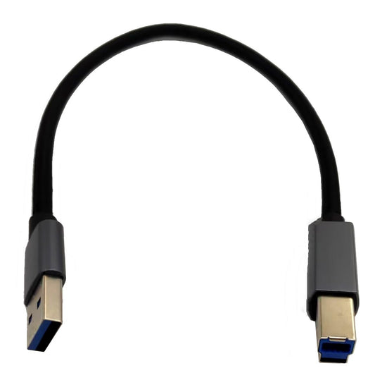 Traovien USB A to B 3.0 Cable Durable Nylon Braided Type A to B Male SuperSpeed USB Adapter Compatible Printers Scanner Monitor External Hard and More