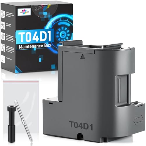 T04D1 Maintenance Box for EcoTank ET-15000 ET-3760 ET-3850 ET-4850 ET-4760 ET-3750, T04D100 Ink Maintenance Box for ET15000 ET-4750 ET-3830 ET-5150