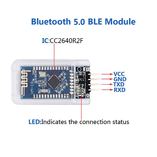 DSD TECH HM-18 CC2640R2F Bluetooth 5.0 BLE Module Compatible with HM-10 for Arduino