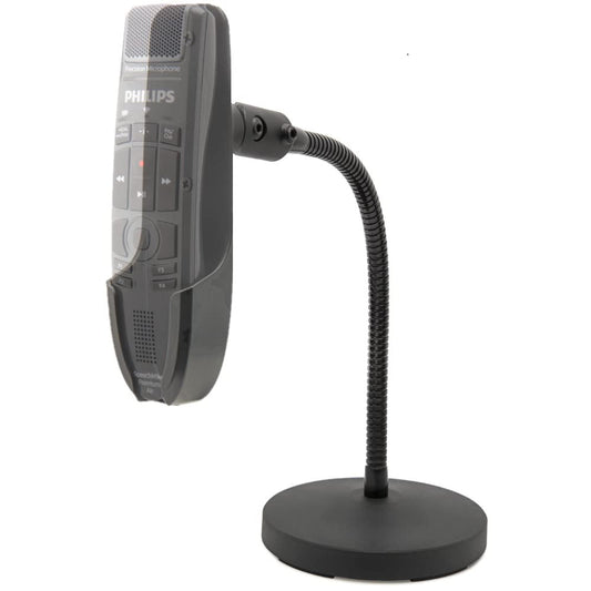 ECS WordFlex Gooseneck Holder Stand Compatible with Nuance PowerMic 4 & Philips SpeechMike Microphones SMP4000, SMP4010, LFH3200, LFH3210, LFH3500