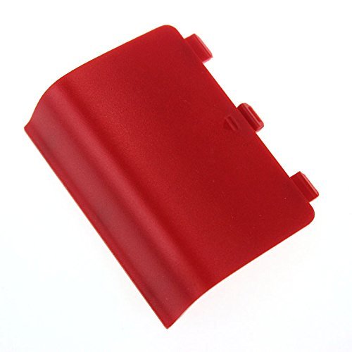OSTENT Battery Door Shell Cover Case Replacement Part for Xbox One Wireless Controller - Color Red