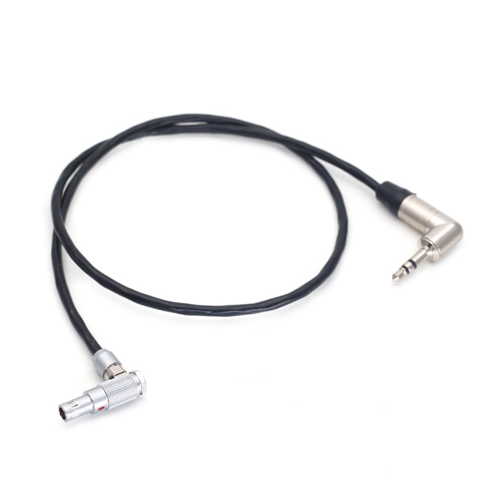 Y'XIAN 3.5mm TRS Jack to 00B 4pin Timecode Cable Tentacle Sync for Red Epic/Gemini/RED Camera, Red Timecode Cable