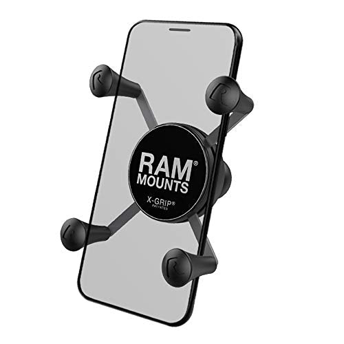 RAM MOUNTS X-Grip Universal Smartphone Holder Cradle - B Size 1" Ball (RAM-HOL-UN7BU)