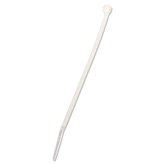 NavePoint 8 Inch Nylon Cable Wire Zip Tie 40 lbs - Natural White 1000 Pack Lot Pcs Qty