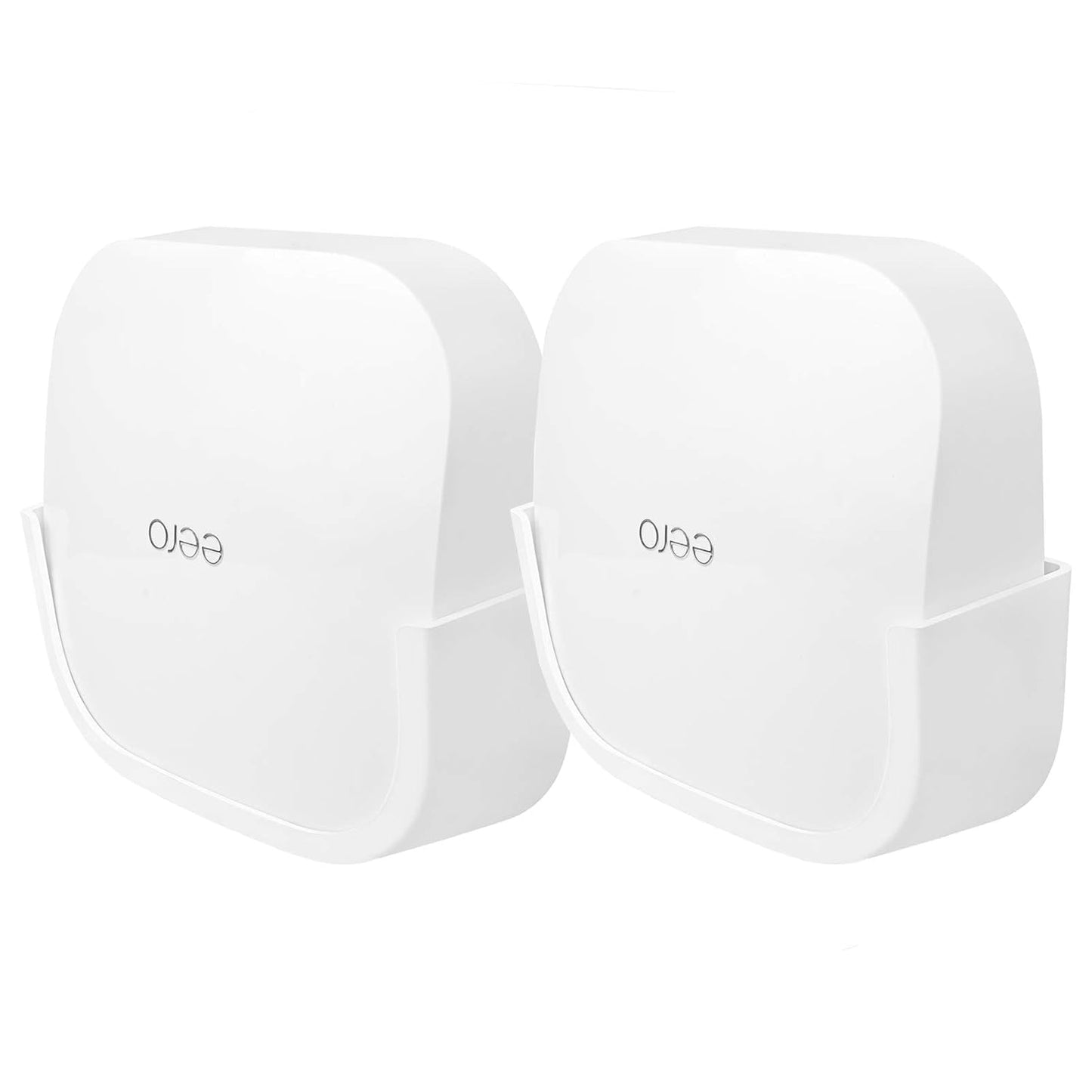 ???????????? 2Pcs Screwless Wall Mount Bracket for Eero Pro 6 WiFi, VHB Stick On Holder, Strong Adhesive Holder, No Tools No Drilling No Hole