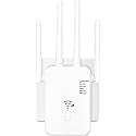 2026 WiFi Extender, WiFi Booster and WiFi Repeater for Home - Long Range Wireless Signal Amplifier with Ethernet Port, Covers Up to 15000 Sq.ft