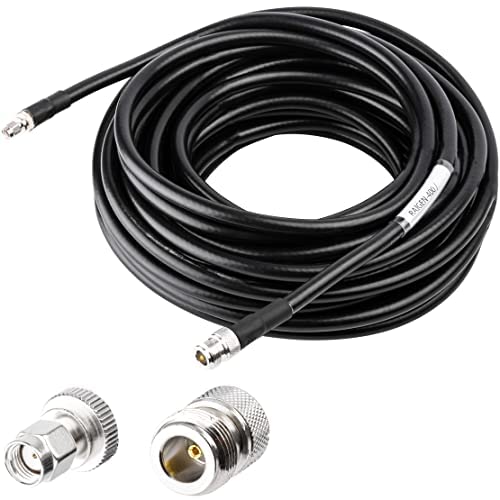 RAIGEN-400 N Type Female to RP-SMA Male - Helium Miner Cable WiFi 4G LTE 5-100ft (5 Feet)