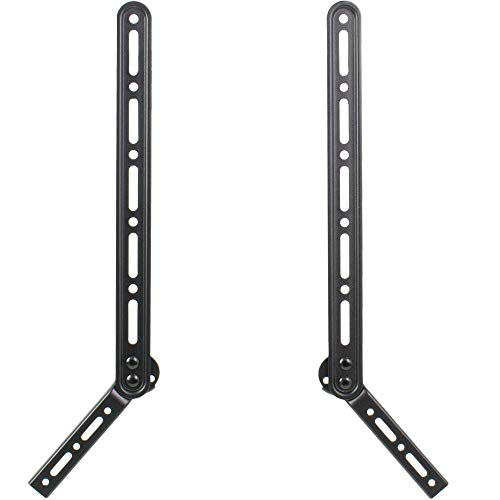 VIVO Universal Sound Bar Steel Bracket Speaker Mount Above or Below Wall Mounted TV, Fits Behind 23 to 65 inches Screens, 33 lbs. Capacity