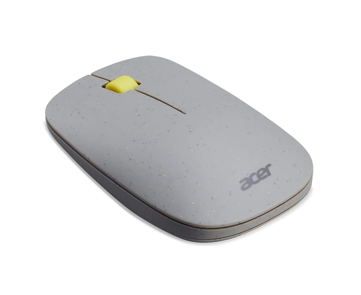 acer Vero 3 Button Mouse | 2.4GHz Wireless | 1200DPI | Made with Post-Consumer Recycled (PCR) Material | Certified Works with Chromebook | Gray