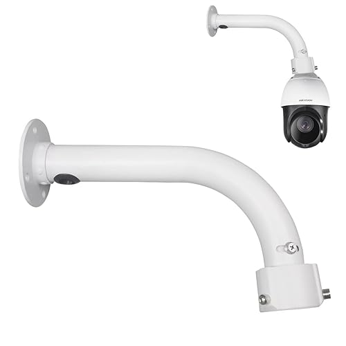 compcctv Security Camera Mount Bracket, Universal Wall Mount for PTZ & Dome CCTV/IP Cameras, L Type