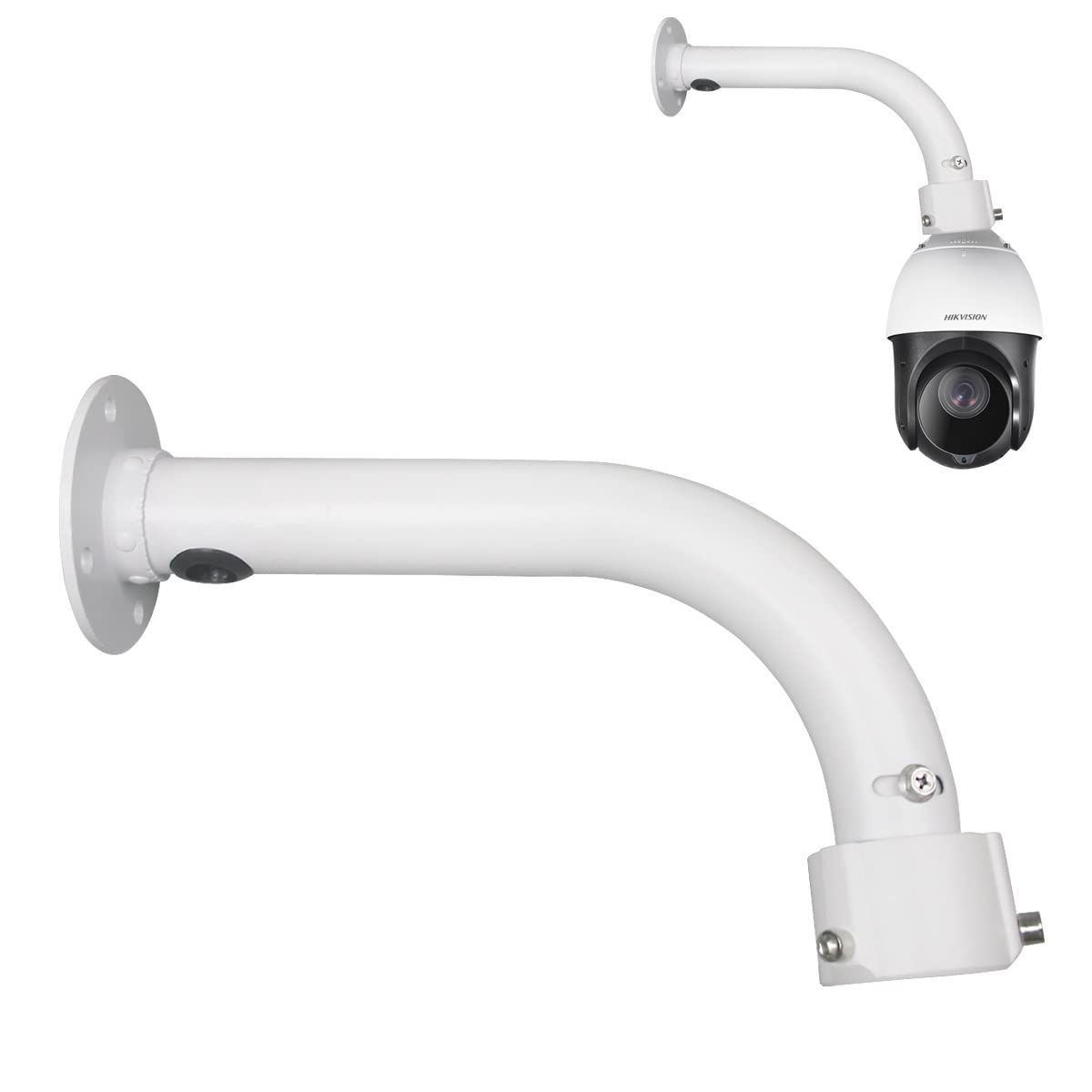 compcctv Security Camera Mount Bracket, Universal Wall Mount for PTZ & Dome CCTV/IP Cameras, L Type