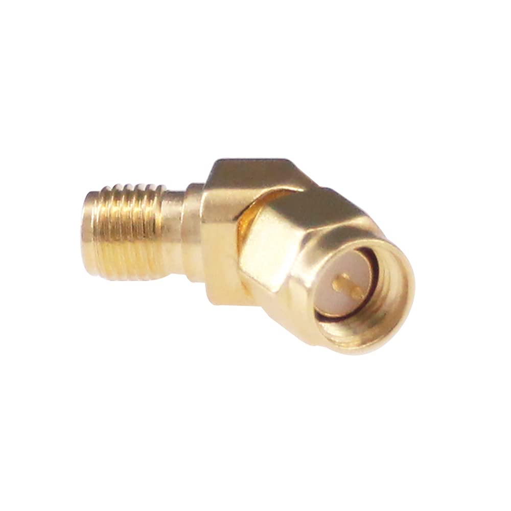 RFaha 3pcs SMA Male to Female FPV Antenna Adapter Gold Plated Connector for Wi-Fi Antenna/Signal Booster/Drone Controller Transmitter(F53-3)