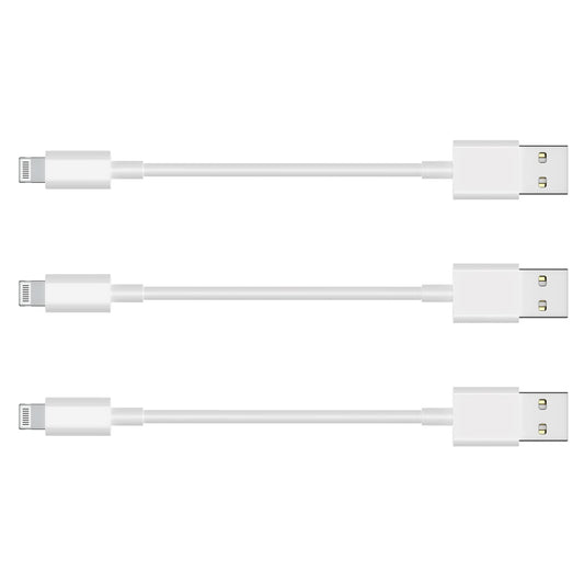 [Apple MFi Certified] Short iPhone Charger, 3 Pack (8 inch) Lightning to USB Charging Cable Original Fast Connector Data Sync Transfer Cord…