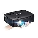 Projector,2018 Upgraded (+80% Lumens) Video Projector 1080P Supported, 30,000h Lamp Life with Big Display for Home Theater Games, Fire TV Stick HDMI