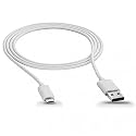 White 6ft Long USB Cable Rapid Charger Sync Power Wire Cord for AT&T Alcatel Allura - AT&T Alcatel Cingular Flip 2 - AT&T Alcatel Tetra - AT&T ASUS