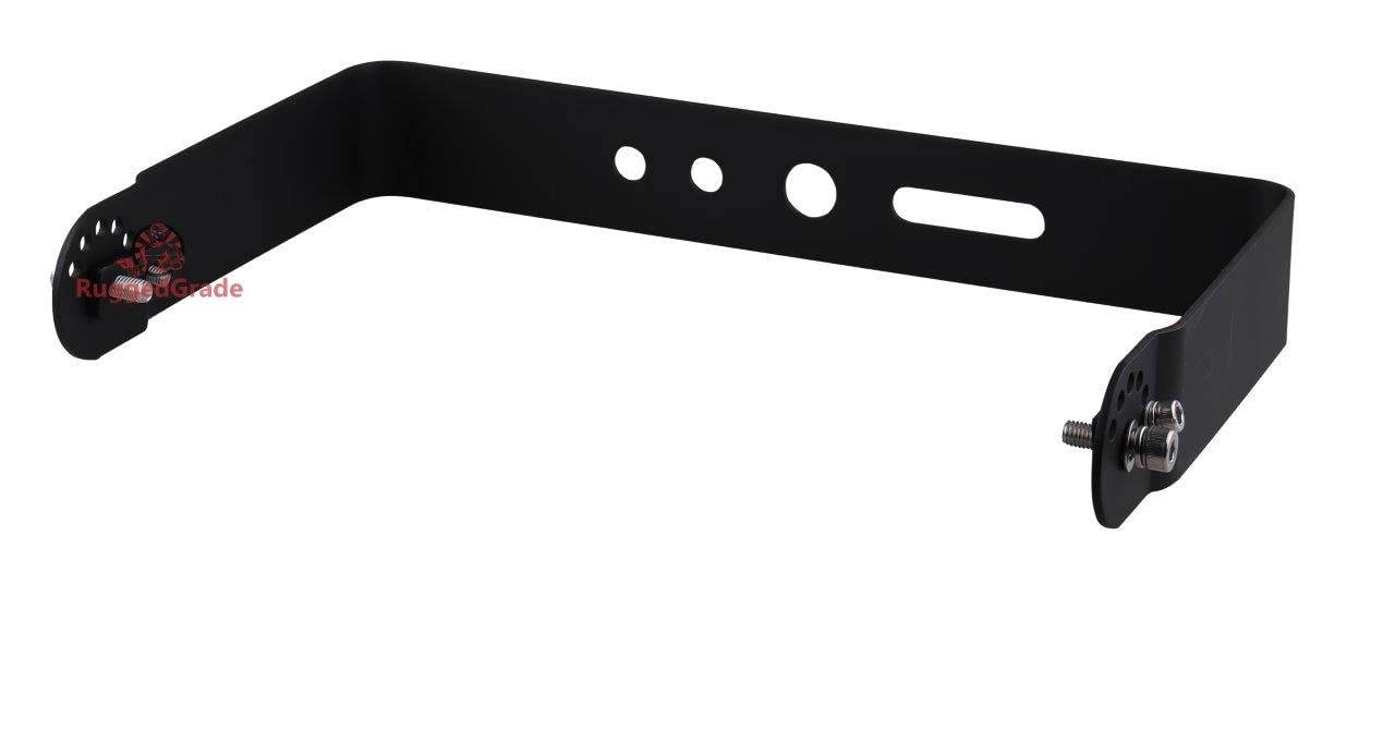 RuggedGrade Flood Mount for NextGen III Series - LED Parking Lot Lights - Fits 300W-500W - Pack of 2 - Black Housing - Outdoor Lighting Accessory