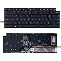 New US Black English Backlit Laptop Keyboard (Without palmrest) for Dell Inspiron 7415 P147G P147G002 Light Backlight