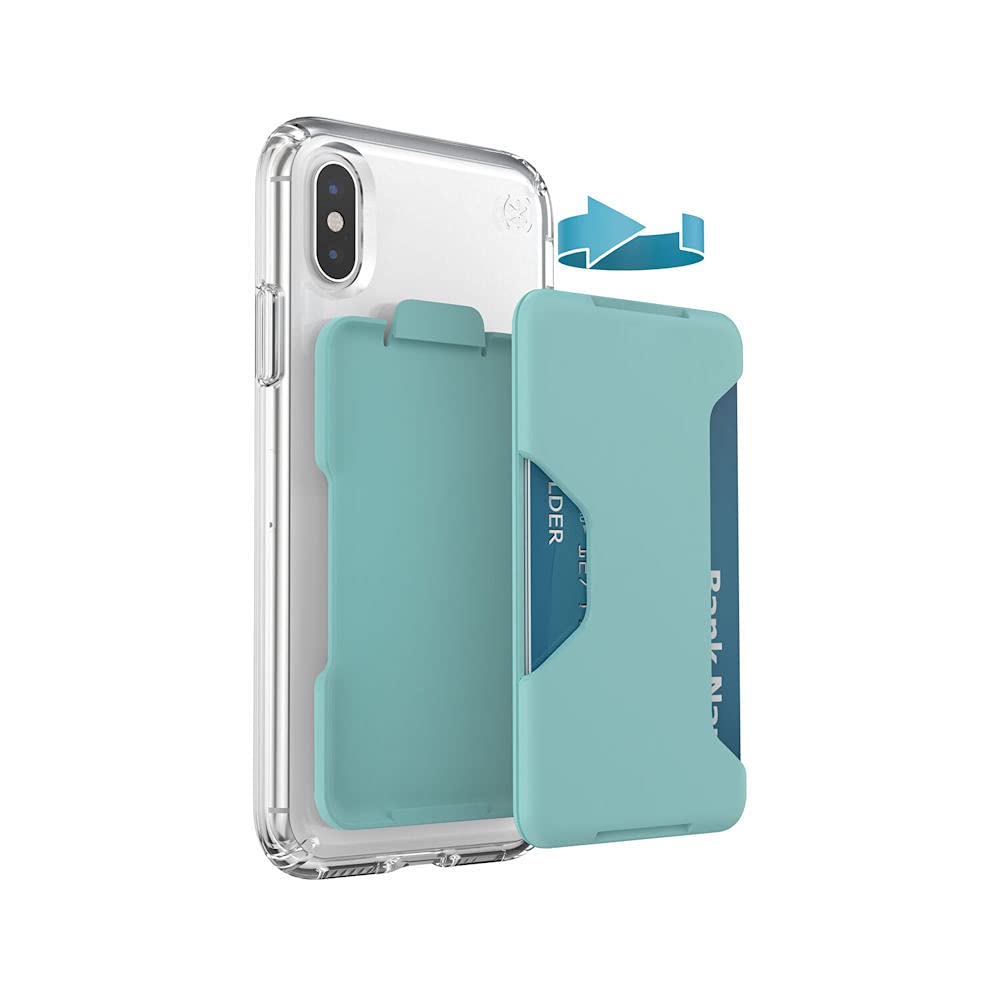 Speck Products Universal Phone Case LootLock Stick-on Wallet, Surf Teal