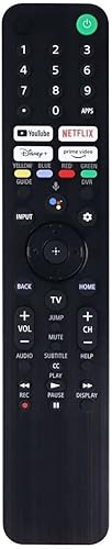 Amtone OEM Replacement for Sony RMF-TX520U Smart Voice Remote Control Compatible with TV Models Bravia 1-009-952-11 KD-43X80J KD-43X85J KD-50X80J
