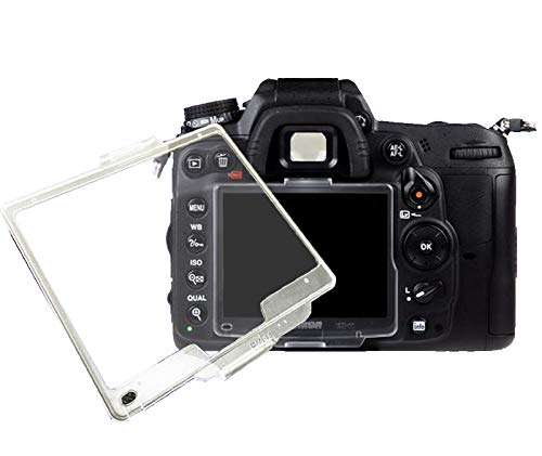 FANZR Screen Protective Cover Compatible for Nikon D300 D300S Camera (BM-8), Transparent ABS Anti-Scratch Screen Protector (2 Pack)
