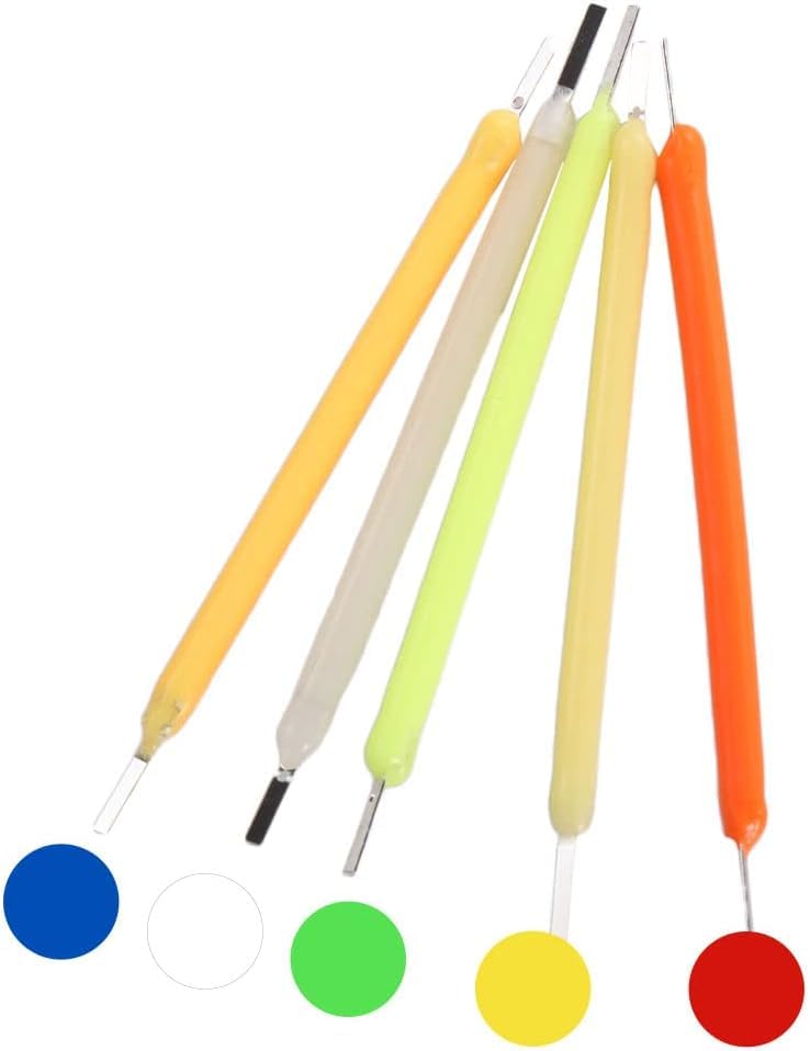 ZGLUZP 10 Pcs LED Filament Lamp Parts 3V Lamp Parts LED Repair Incandescent Light Beads Accessories (Green)