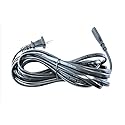 Omnihil 15 Feet AC Power Cord Compatible with TENKER Q5 Projector, 1500 Lumens LED Mini Projector Support 1080P HDMI USB TF VGA AV, Multimedia Home